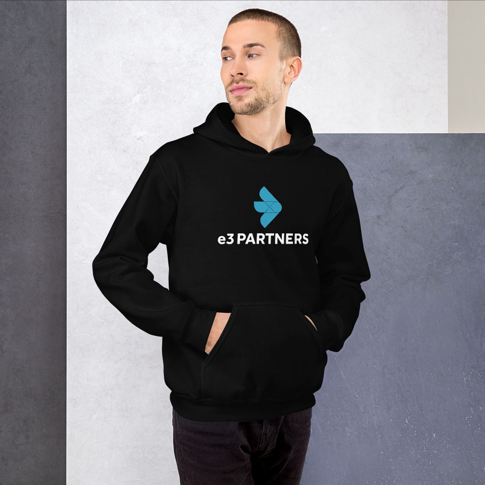 e3 Partners - Stacked Logo Unisex Hoodie