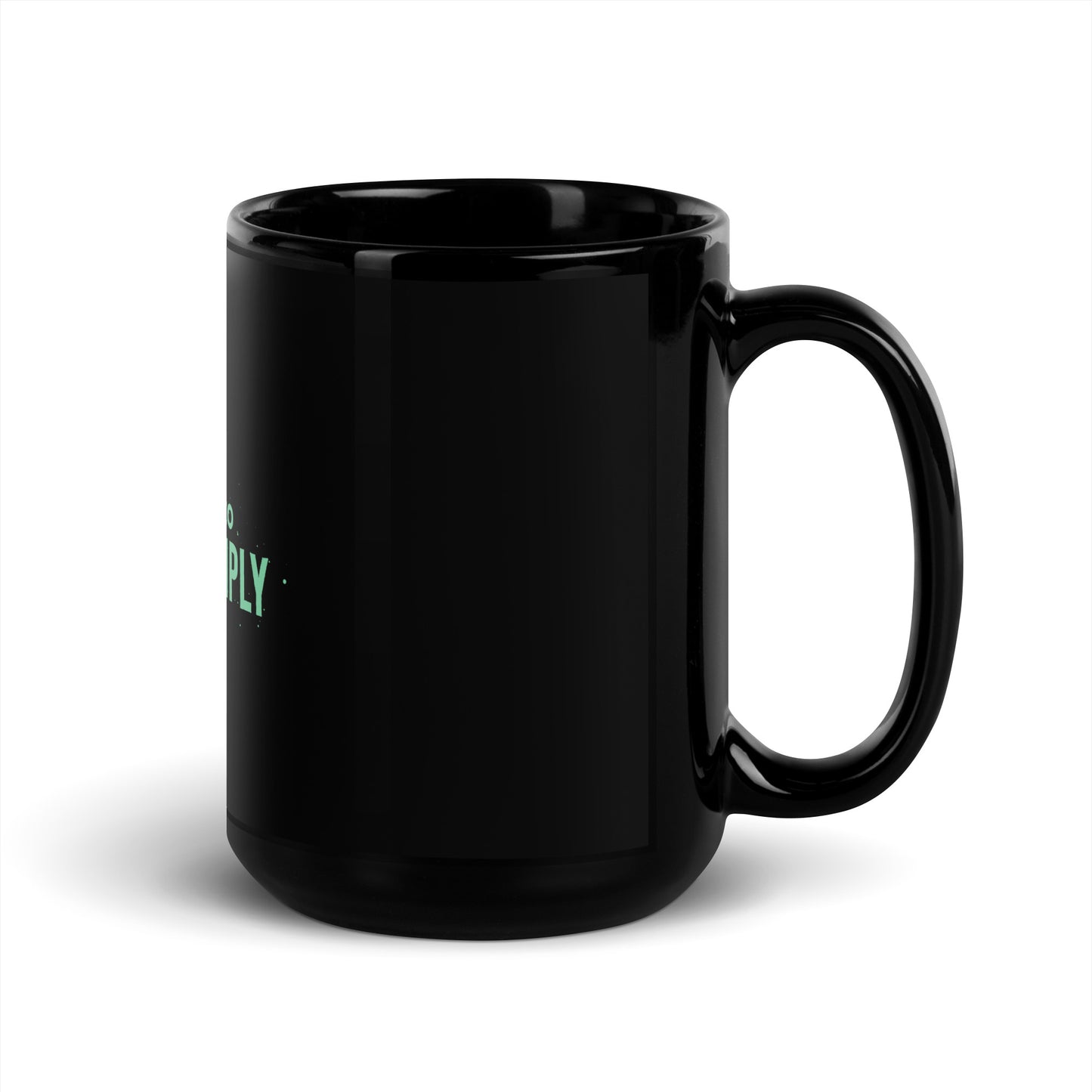 Made to Multiply - Black Glossy Mug