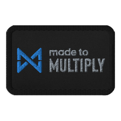 Made to Multiply - Embroidered Patch - Rectangle